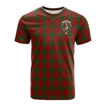 MacQuarrie Tartan T-Shirt with Family Crest