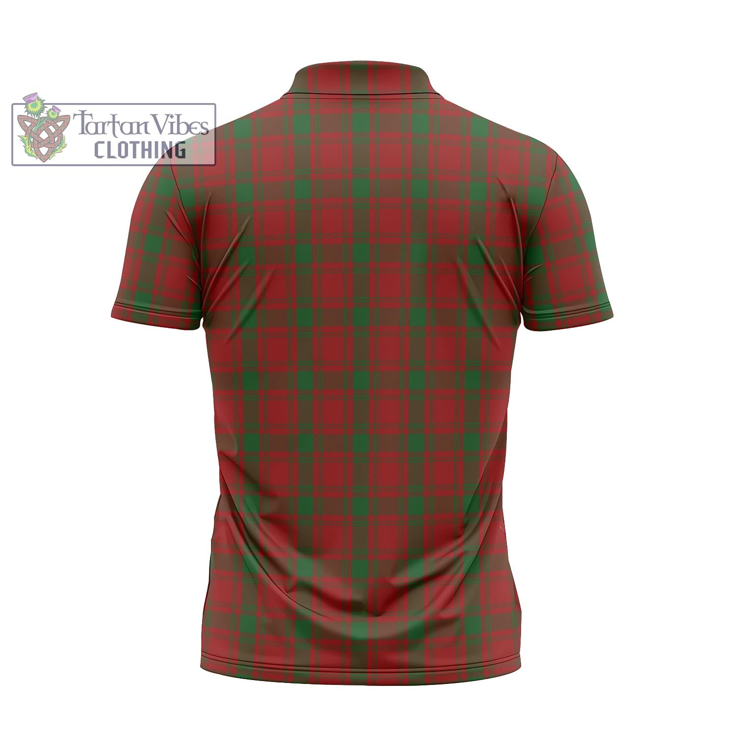 Tartan Vibes Clothing MacQuarrie Tartan Zipper Polo Shirt with Family Crest
