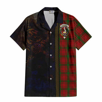 MacQuarrie (McQuarrie) Tartan Family Crest Hawaiian Shirt Alba Gu Brath Be Brave Lion Ancient Style