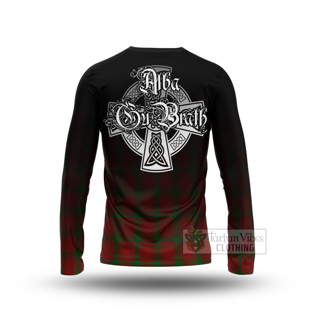 Tartan Vibes Clothing MacQuarrie (McQuarrie) Tartan Long Sleeve T-Shirt Featuring Alba Gu Brath Family Crest Celtic Inspired