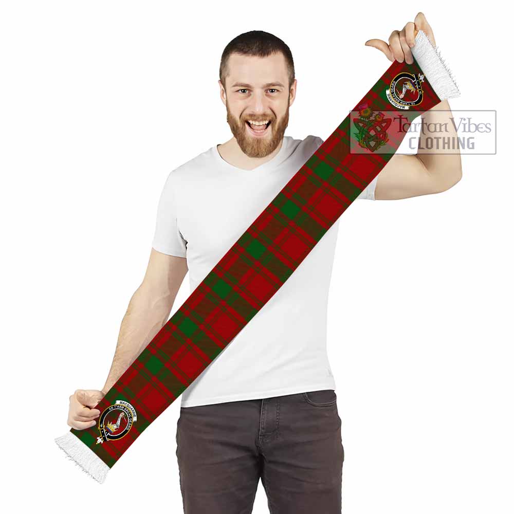 Tartan Vibes Clothing MacQuarrie (McQuarrie) Tartan Ruffneck Scarf with Family Crest
