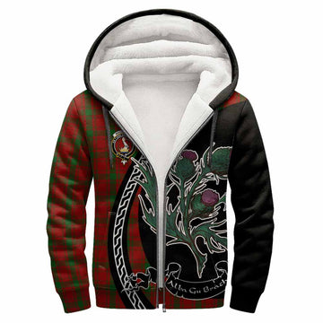 MacQuarrie (McQuarrie) Family Crest Tartan Sherpa Hoodie Alba Thistle Inspired