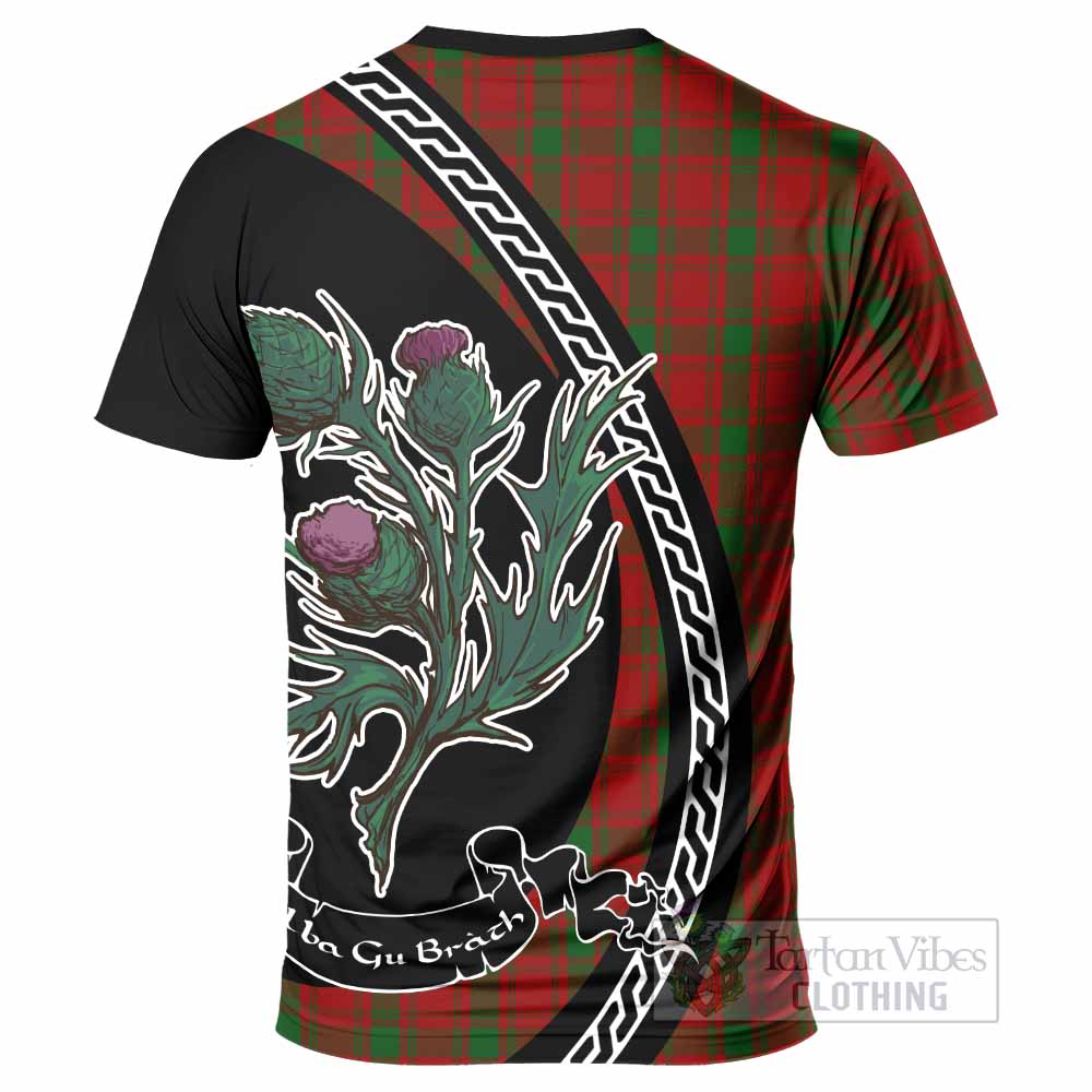 MacQuarrie (McQuarrie) Family Crest Tartan T-Shirt Alba Thistle Inspired - Tartan Vibes Clothing