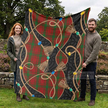 MacQuarrie (McQuarrie) Scottish Tartan Twisted Ropes Stylized Blanket - Tartan Vibes Clothing