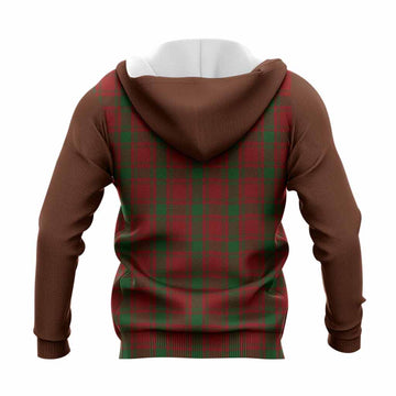 MacQuarrie (McQuarrie) Tartan Accent Knitted Hoodie with Family Crest