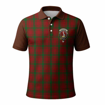 MacQuarrie (McQuarrie) Tartan Accent Polo Shirt with Family Crest
