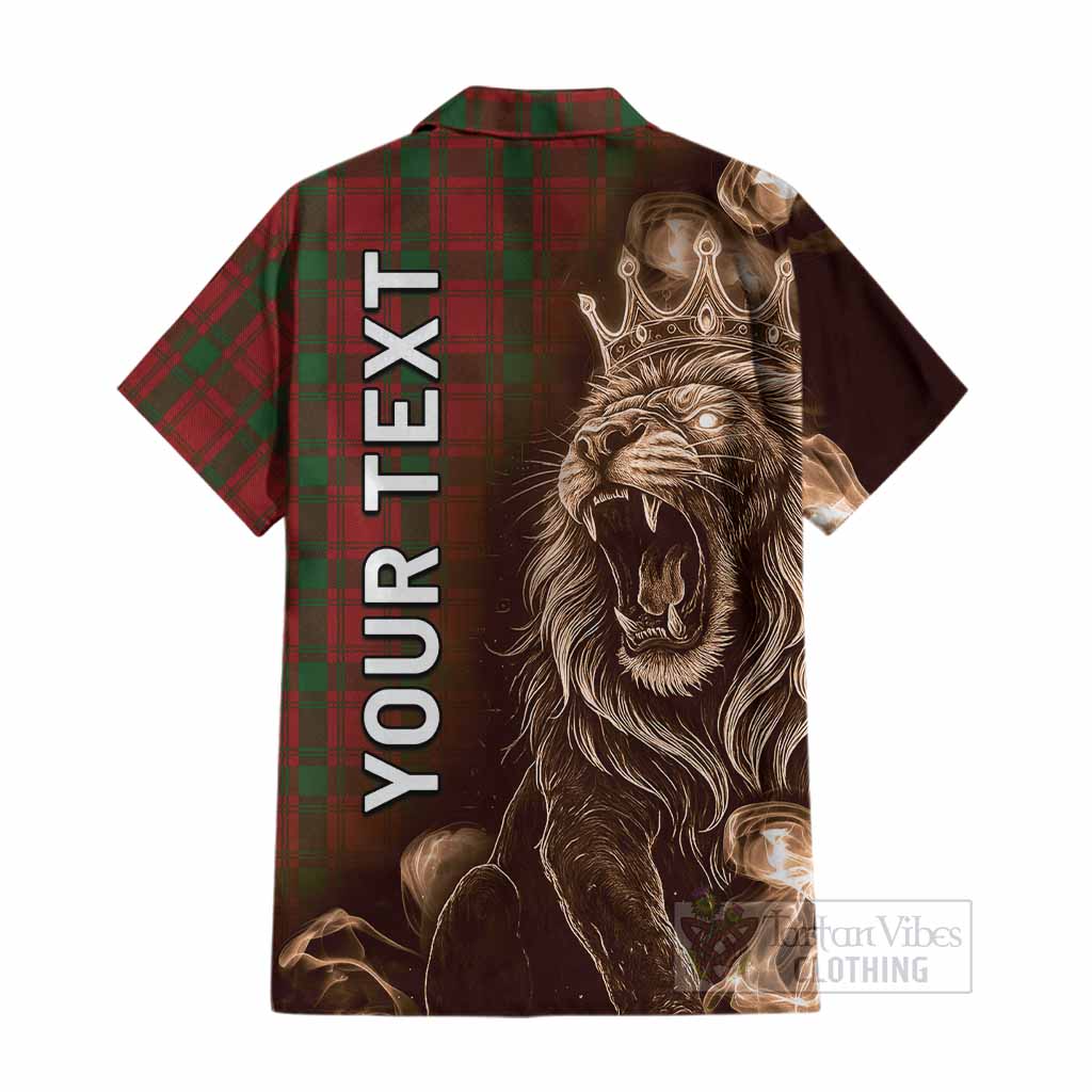 MacQuarrie (McQuarrie) Tartan Cotton Hawaiian Shirt Roaring Lion Heritage