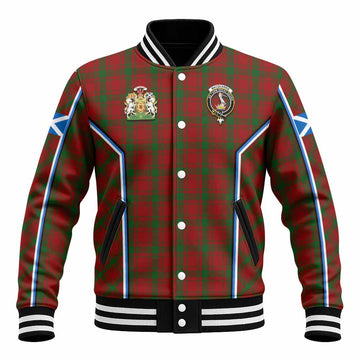 MacQuarrie (McQuarrie) Tartan Crest Baseball Jacket Scotland Coat of Arm Flag Style - Tartan Vibes Clothing