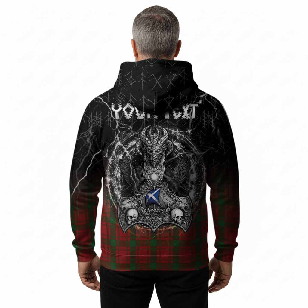 MacQuarrie (McQuarrie) Tartan Crest Hoodie Celtic Odin's Raven Legacy
