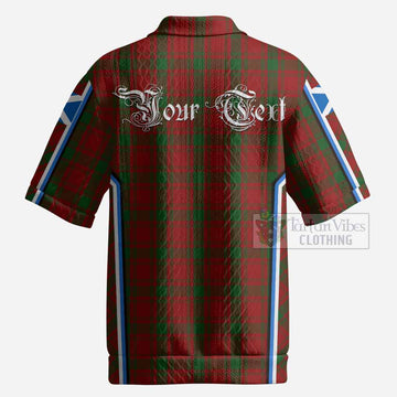 MacQuarrie (McQuarrie) Tartan Crest Men’s Polo Sweater Top Scotland Coat of Arm Flag Style