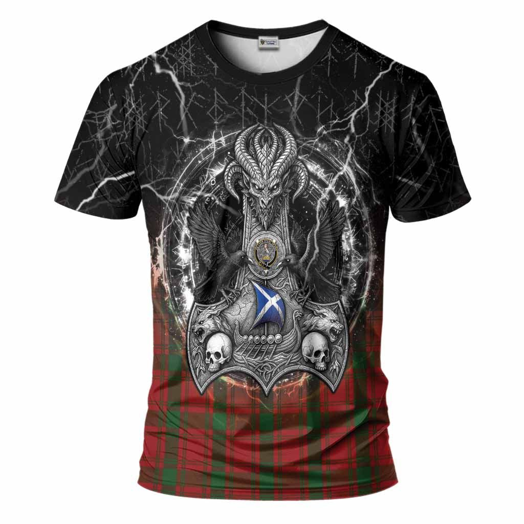 MacQuarrie (McQuarrie) Tartan Crest T-Shirt Celtic Odin's Raven Legacy