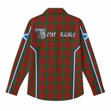 MacQuarrie (McQuarrie) Tartan Crest Women Casual Shirt Scotland Coat of Arm Flag Style - Tartan Vibes Clothing