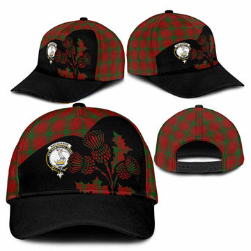 MacQuarrie (McQuarrie) Tartan Family Crest Classic Cap Scotland Thistle Floral Flag Style