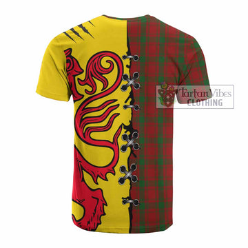 MacQuarrie (McQuarrie) Tartan Family Crest Cotton T-shirt Lion Rampant Honor