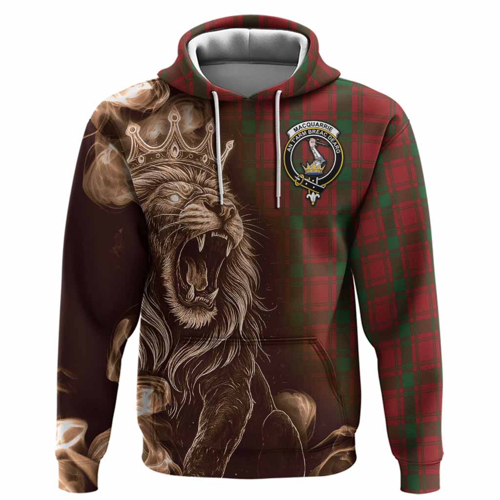 MacQuarrie (McQuarrie) Tartan Hoodie Roaring Lion Heritage
