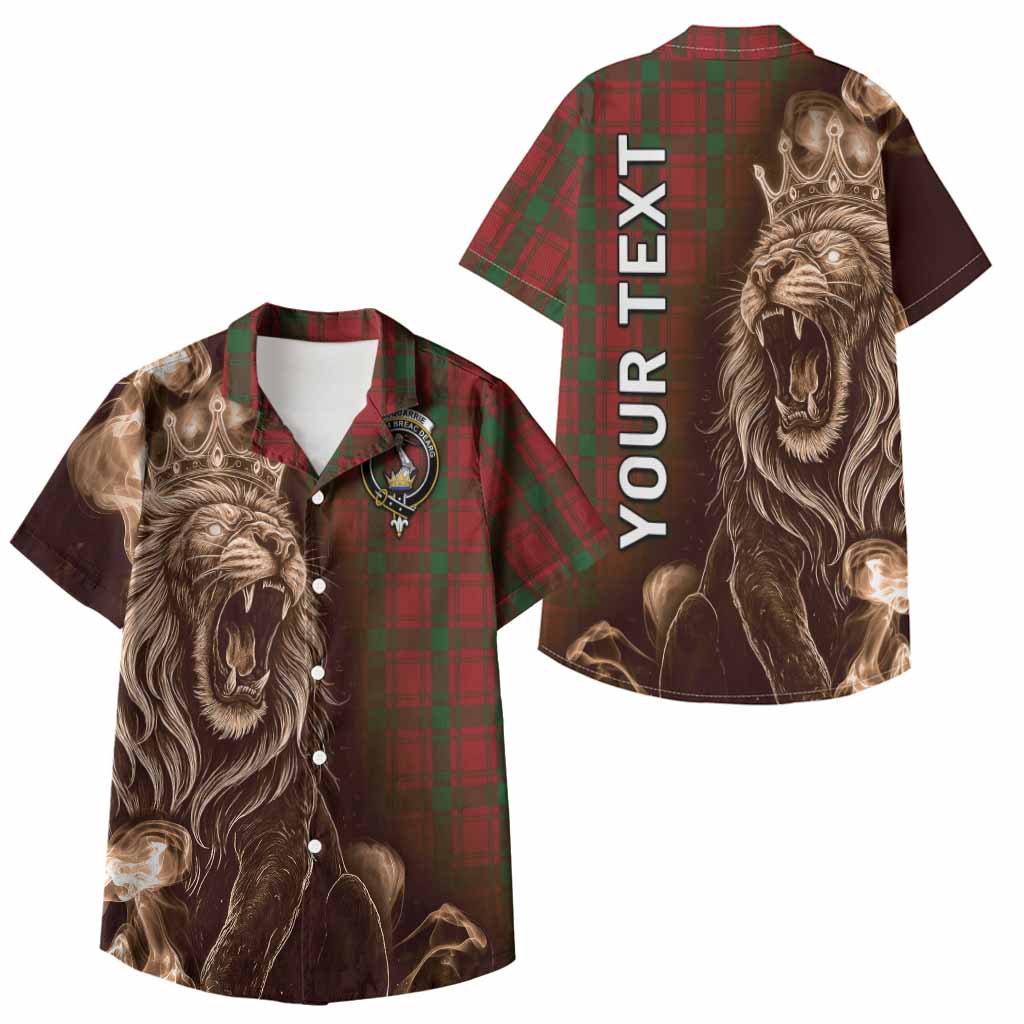 MacQuarrie (McQuarrie) Tartan Kid Hawaiian Shirt Roaring Lion Heritage