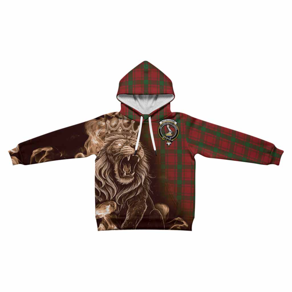 MacQuarrie (McQuarrie) Tartan Kid Hoodie Roaring Lion Heritage