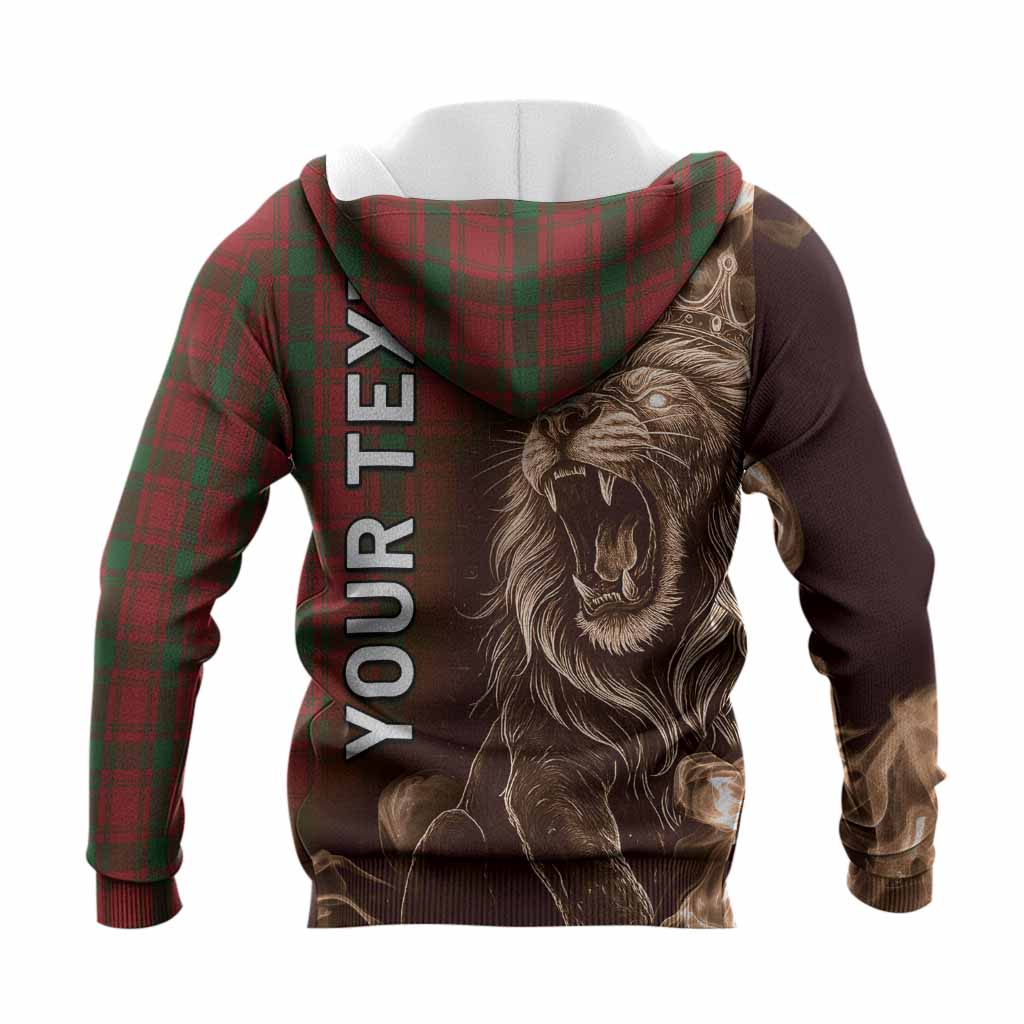 MacQuarrie (McQuarrie) Tartan Knitted Hoodie Roaring Lion Heritage