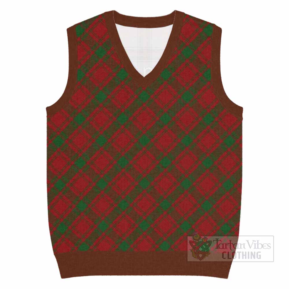 MacQuarrie (McQuarrie) Tartan  Knitted V-Neck Vest Cross Style