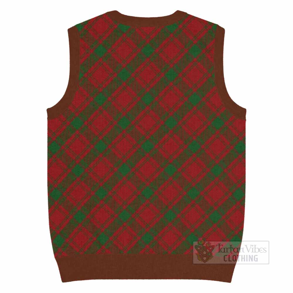 MacQuarrie (McQuarrie) Tartan  Knitted V-Neck Vest Cross Style