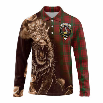 MacQuarrie (McQuarrie) Tartan Long Sleeve Polo Shirt Roaring Lion Heritage
