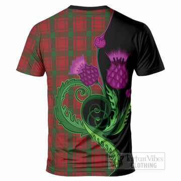 MacQuarrie (McQuarrie) Tartan T-Shirt Traditional Scottish Thistle