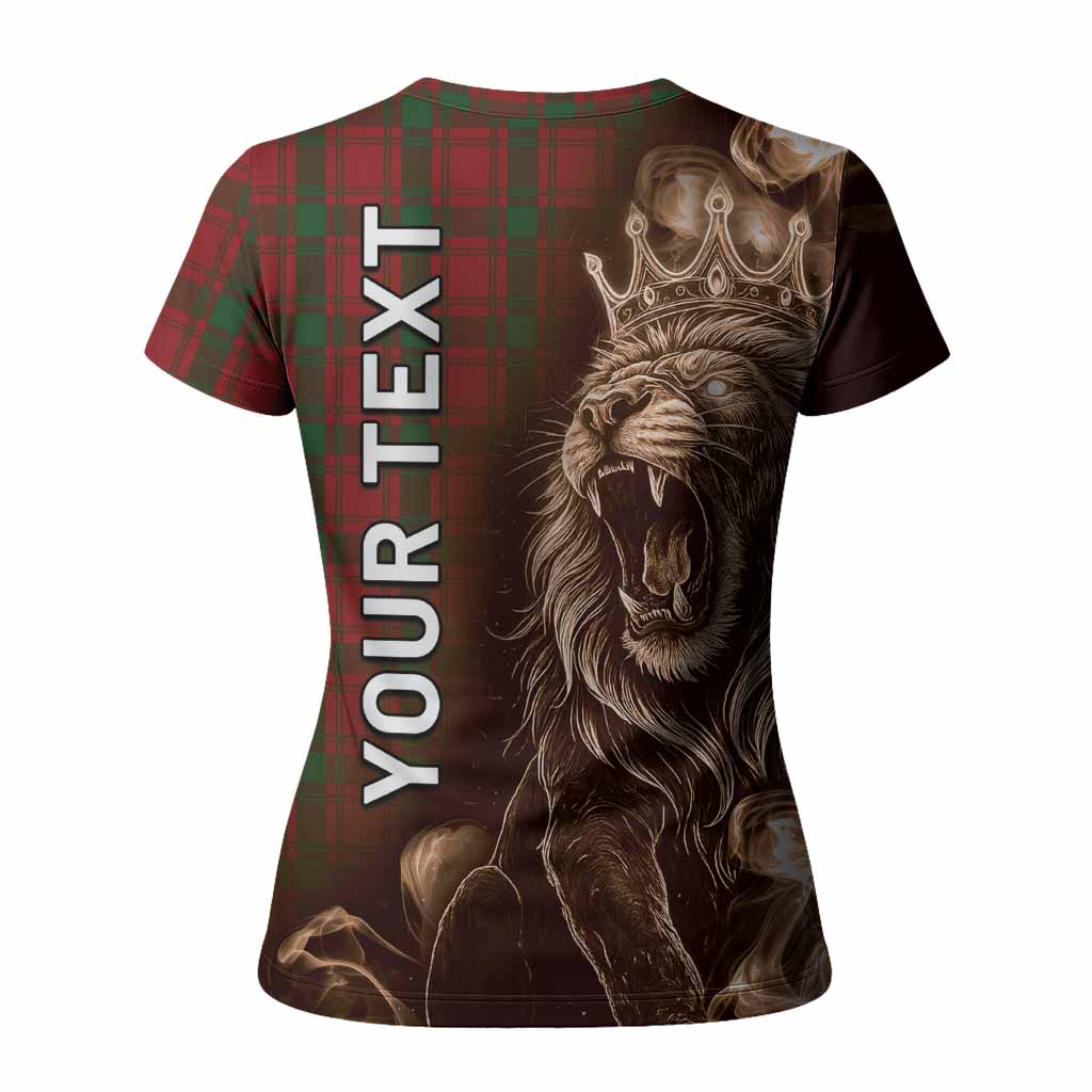 MacQuarrie (McQuarrie) Tartan Women T shirt Roaring Lion Heritage