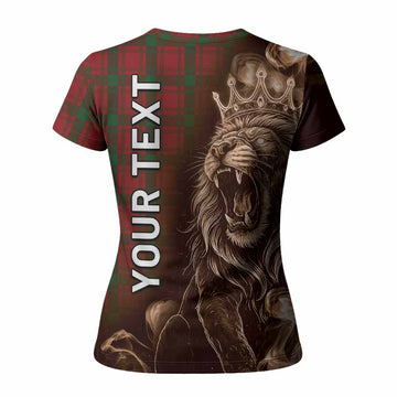 MacQuarrie (McQuarrie) Tartan Women T shirt Roaring Lion Heritage