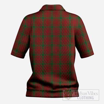 MacQuarrie (McQuarrie) Tartan Women’s Polo Sweater Top with Family Crest