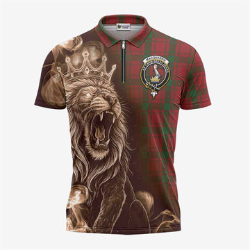 MacQuarrie (McQuarrie) Tartan Zipper Polo Shirt Roaring Lion Heritage