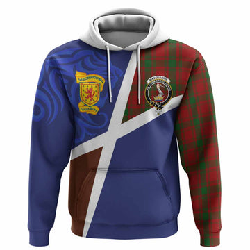 MacQuarrie (McQuarrie) The Scottish Football Crest Hoodie Lion-Tartan Army