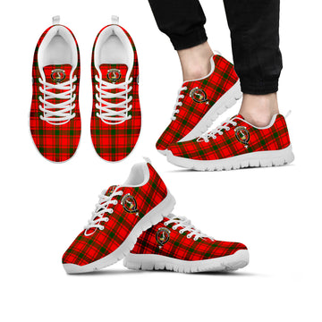 MacQuarrie Modern Tartan Sneakers with Family Crest