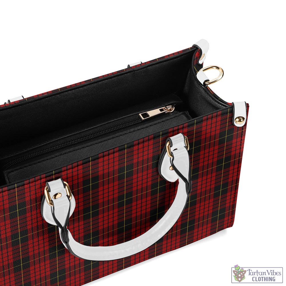 Tartan Vibes Clothing MacQueen Tartan Luxury Leather Handbags
