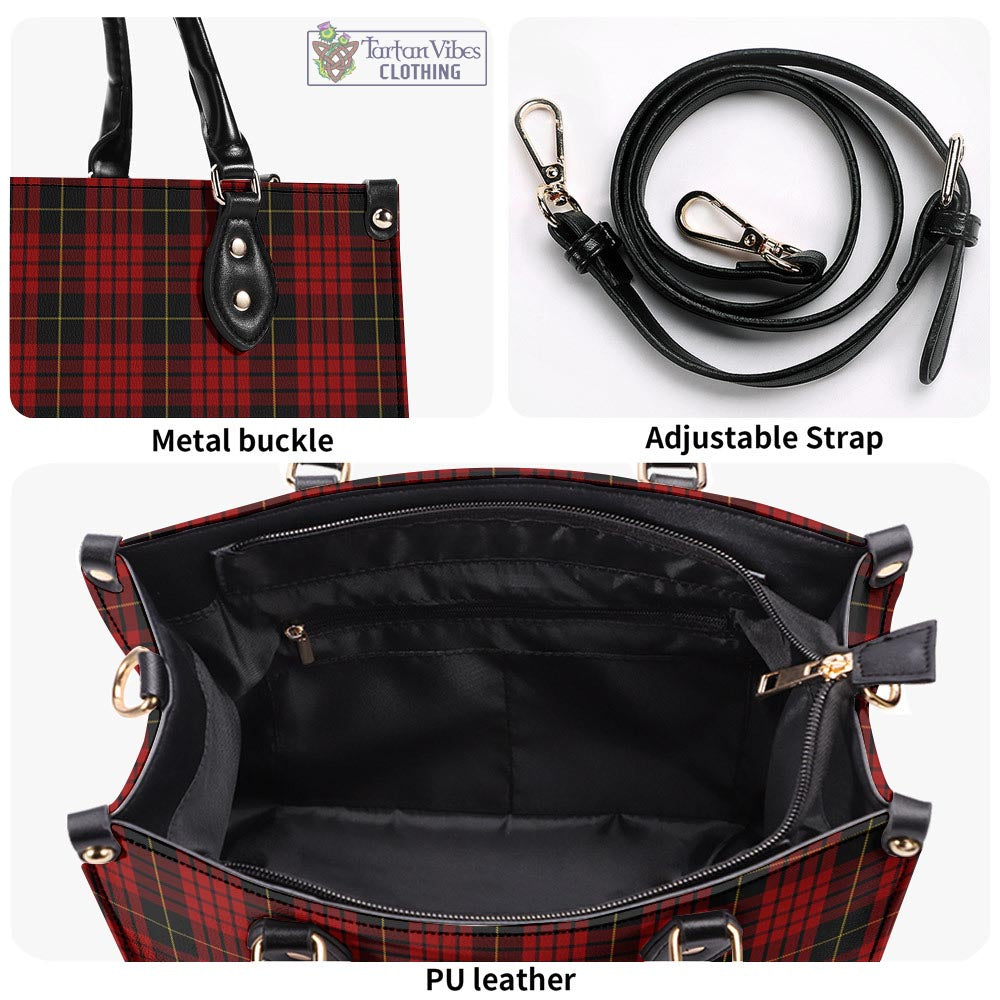 Tartan Vibes Clothing MacQueen Tartan Luxury Leather Handbags