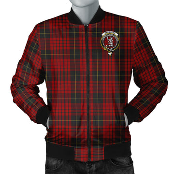 MacQueen Tartan Bomber Jacket with Family Crest