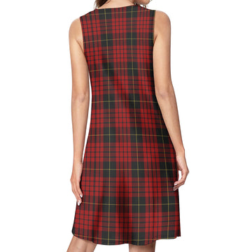 MacQueen (McQueen) Tartan Womens Casual Dresses