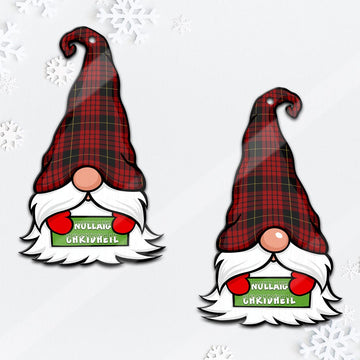 MacQueen (McQueen) Gnome Christmas Ornament with His Tartan Christmas Hat - Tartan Vibes Clothing