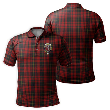MacQueen (McQueen) Tartan Men's Polo Shirt with Family Crest