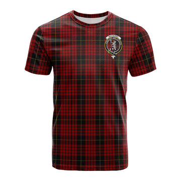 MacQueen (McQueen) Tartan T-Shirt with Family Crest