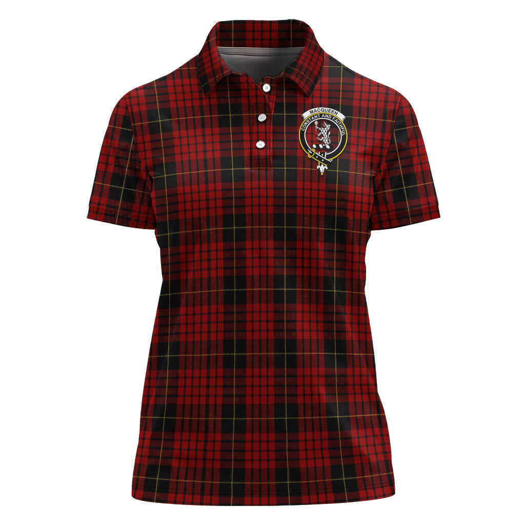 macqueen-tartan-polo-shirt-with-family-crest-for-women