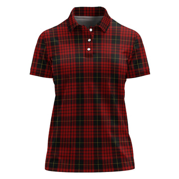 MacQueen (McQueen) Tartan Polo Shirt For Women