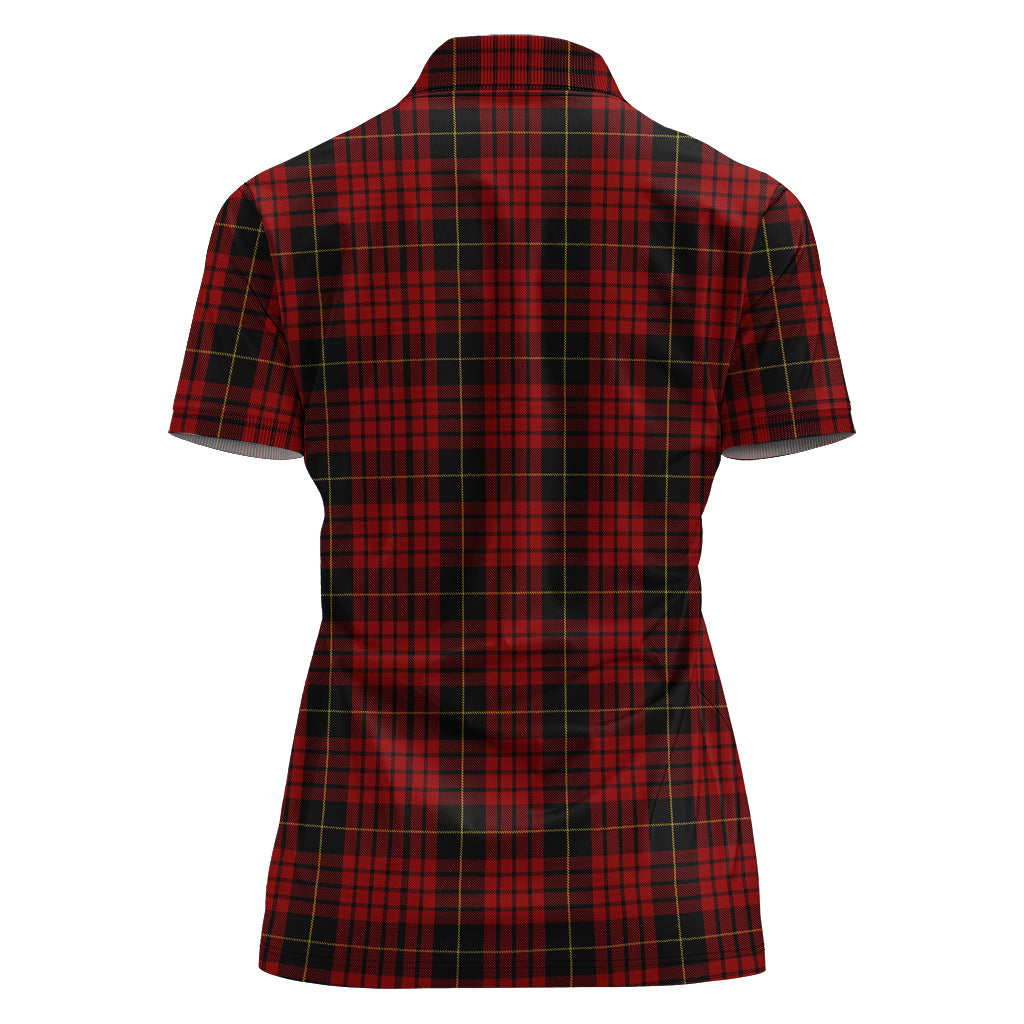 macqueen-tartan-polo-shirt-with-family-crest-for-women