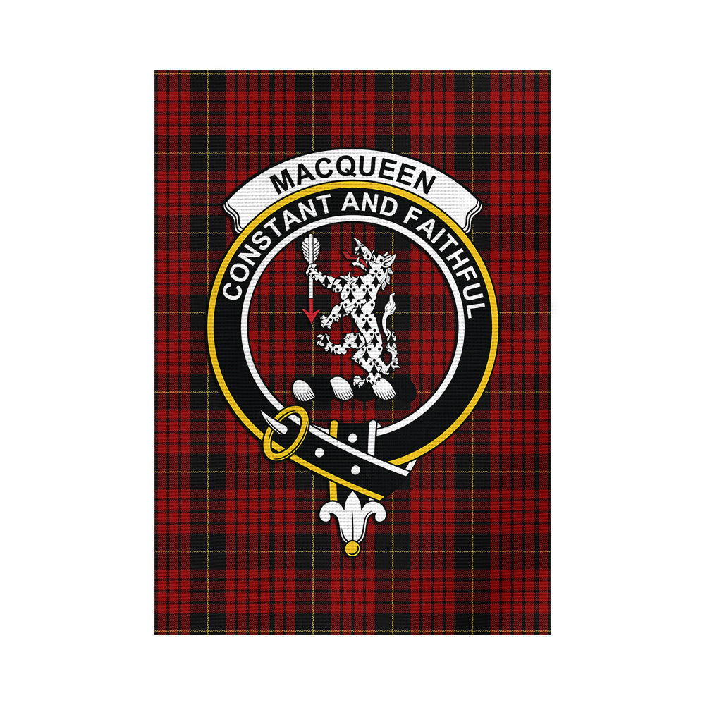 MacQueen (McQueen) Tartan Flag with Family Crest - Tartan Vibes Clothing