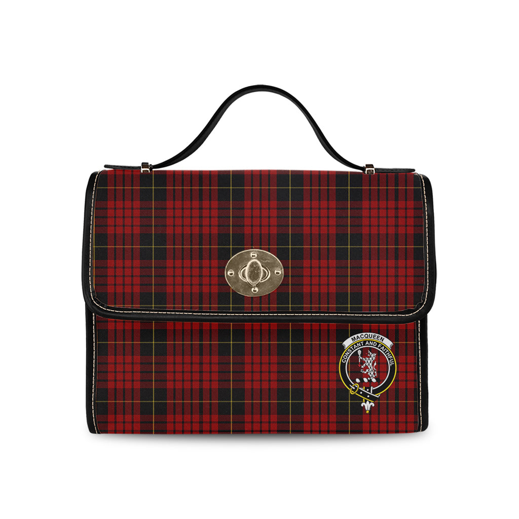 macqueen-tartan-leather-strap-waterproof-canvas-bag-with-family-crest