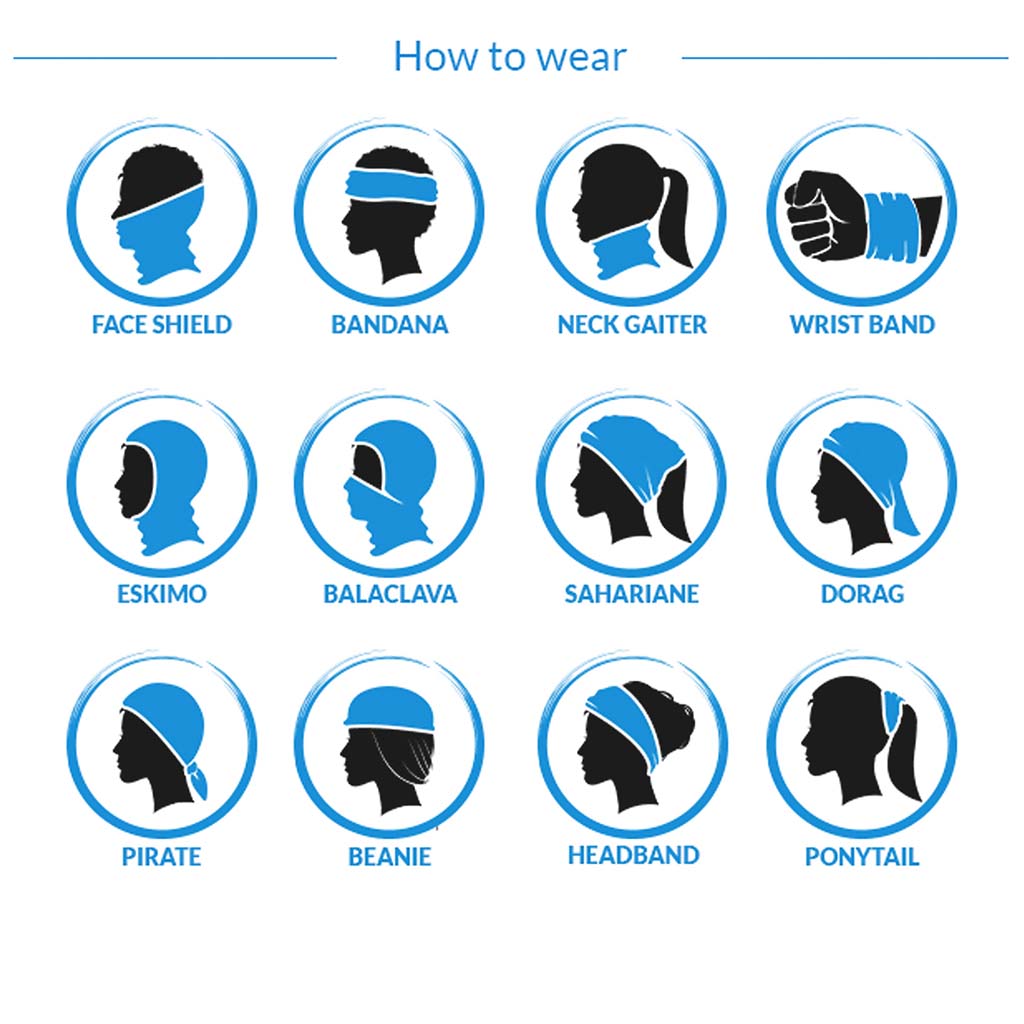 MacQueen Tartan Neck Gaiters, Tartan Bandanas, Tartan Head Band