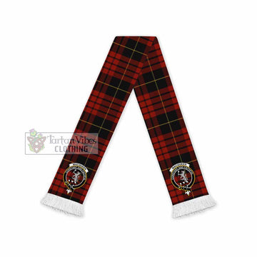 MacQueen (McQueen) Tartan Ruffneck Scarf with Family Crest