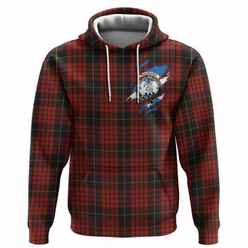 MacQueen (McQueen) Clan Crest In Me Tartan Hoodie Scotland Flag Style