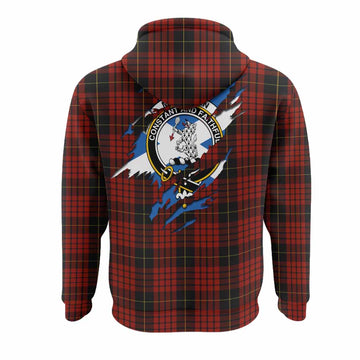 MacQueen (McQueen) Clan Crest In Me Tartan Hoodie Scotland Flag Style