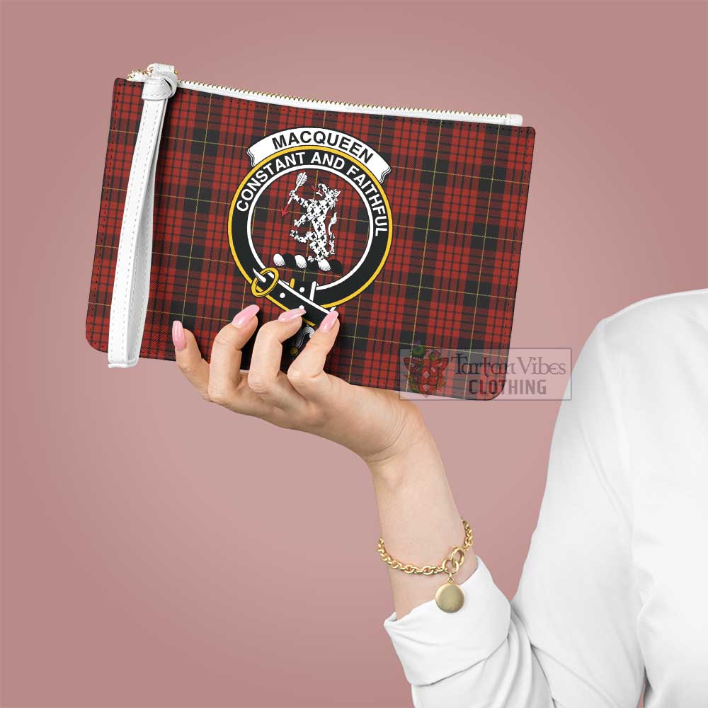 Tartan Vibes Clothing MacQueen (McQueen) Family Crest Tartan Clutch Bag
