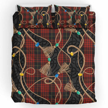 MacQueen (McQueen) Scottish Tartan Twisted Ropes Stylized Bedding Set UK Bedding Set UK King 91*87 inch - Tartan Vibes Clothing